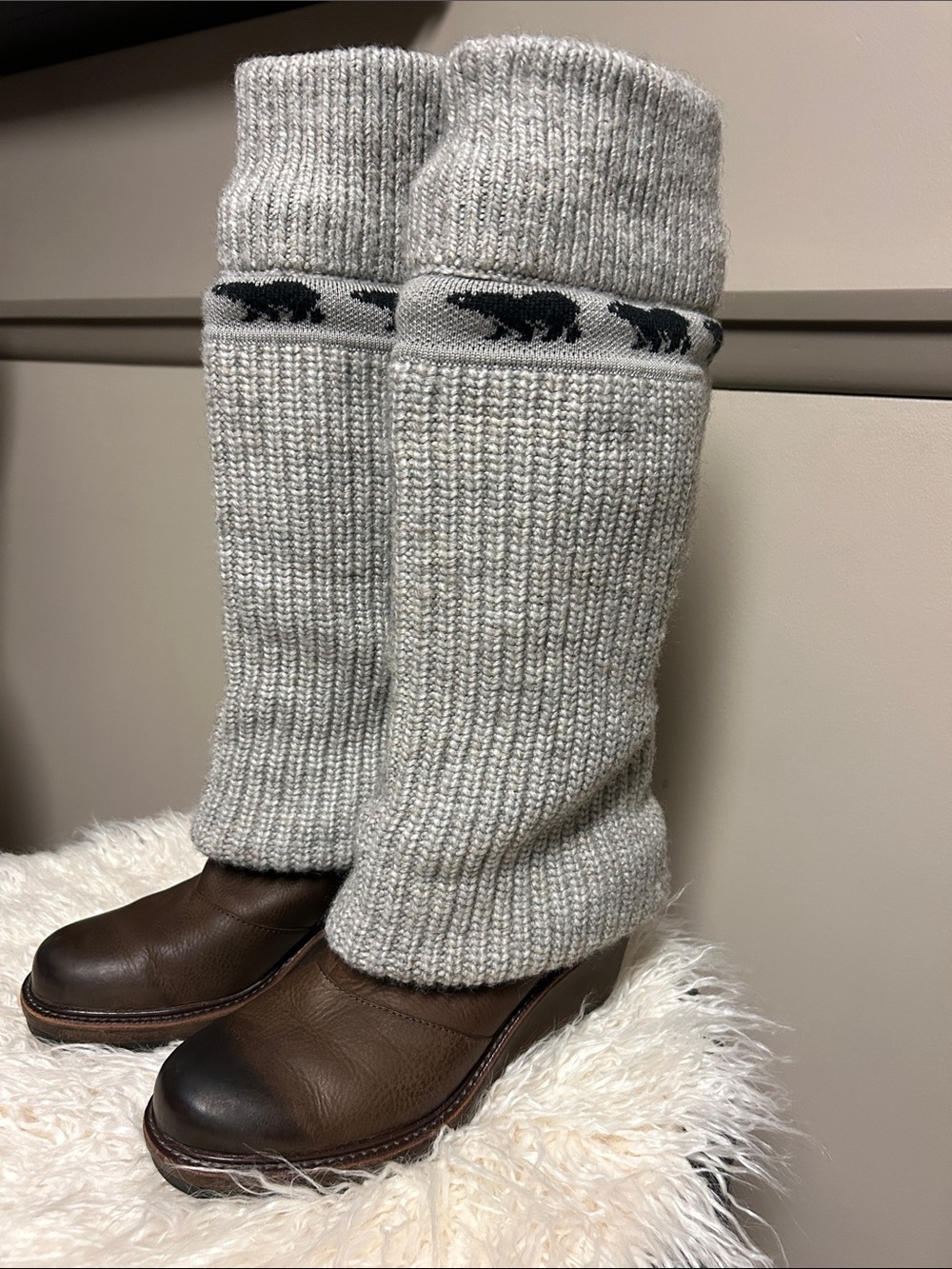 SOREL Crazy Cable Wedge Sweater Boot, Size 9.5, EXCELLENT CONDITION